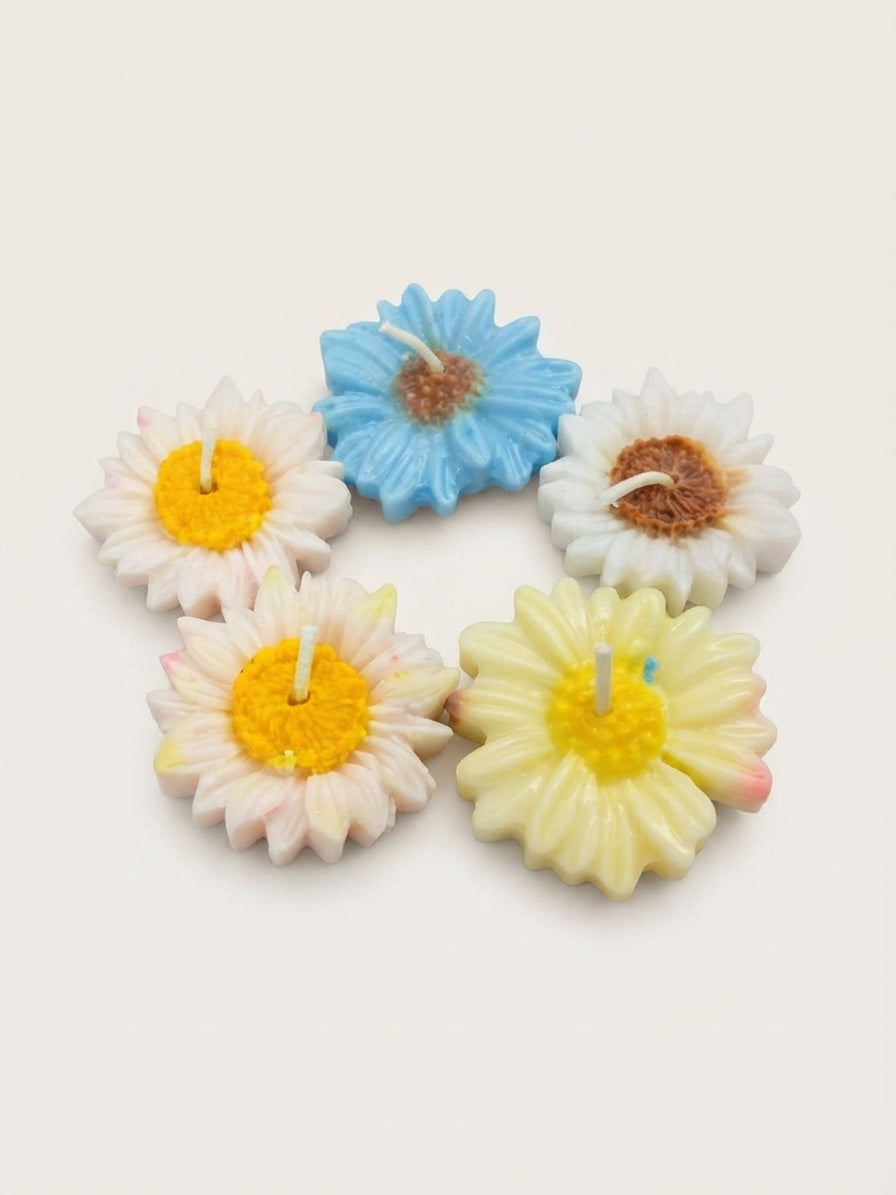 Floating Flower Candles - Floating set of 5 - Crafted by Chitra