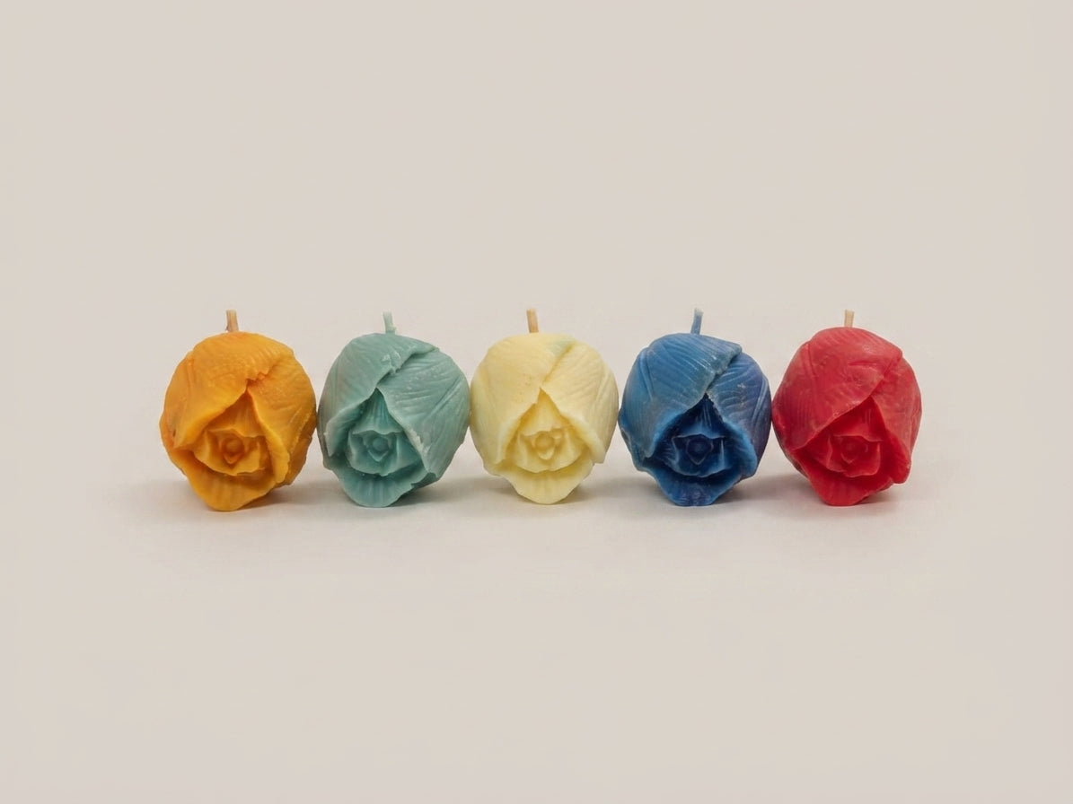 Rosebud Candle Set - Crafted by Chitra