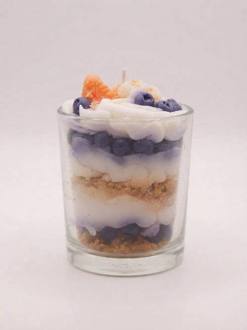 Strawberry Cream Dessert Parfait Candle - Crafted by Chitra