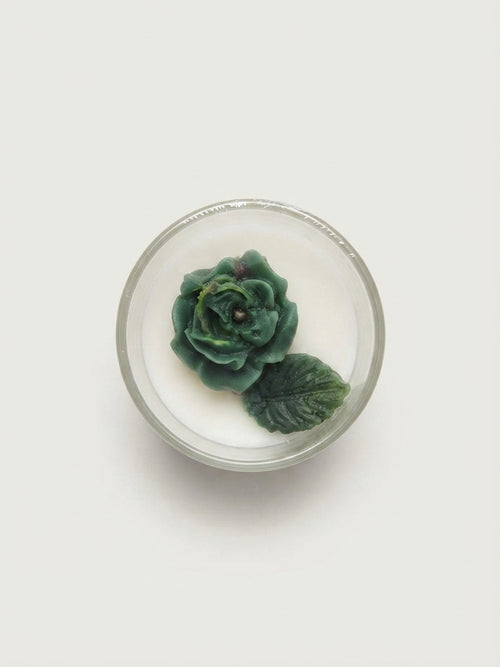 Clear Glass Succulent Candle - Crafted by Chitra