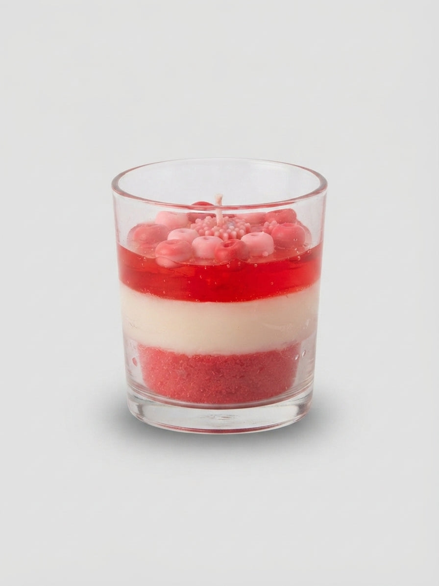 Berry and Ivory Berry and Fruit Glass Candle - Crafted by Chitra