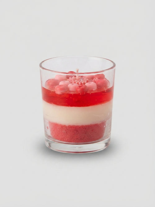 Berry and Ivory Berry and Fruit Glass Candle - Crafted by Chitra