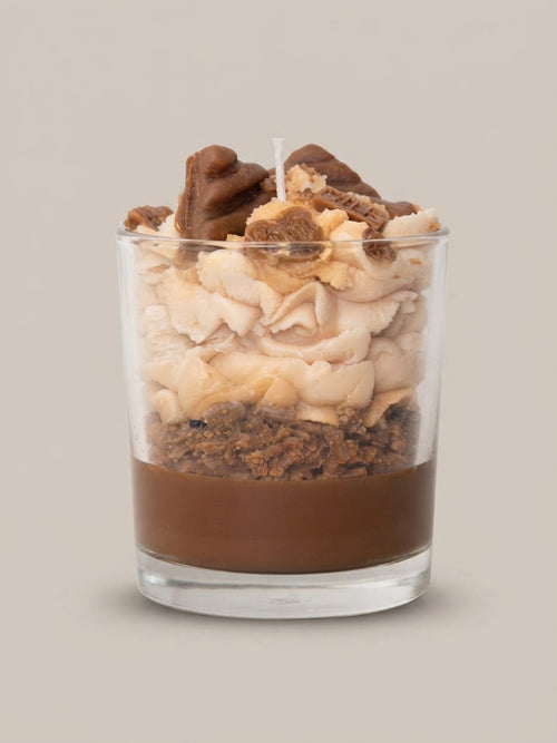 Mango Trifle Dessert Parfait Candle - Crafted by Chitra