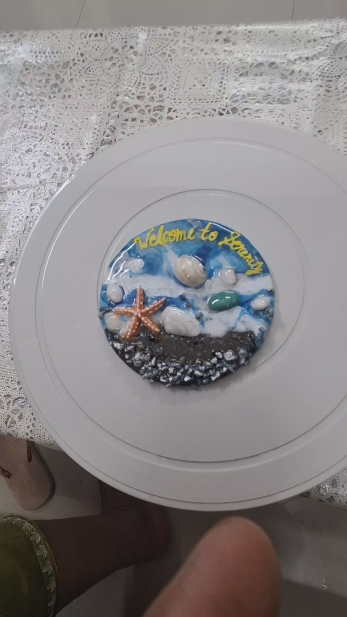Beach plate magnet